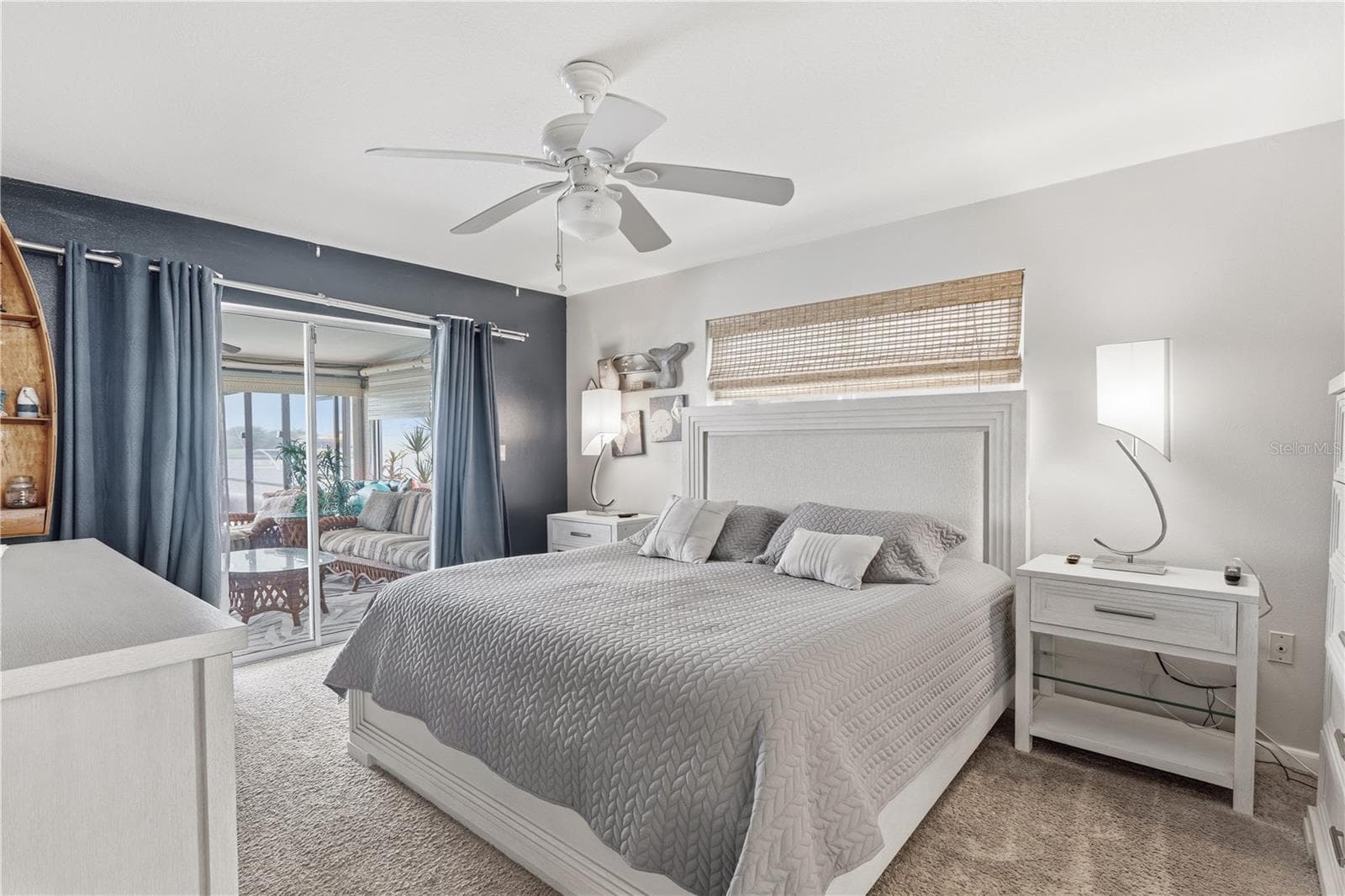 Primary Bedroom with Private Pool and Patio Access - 2284 BROAD RANCH DR, PORT CHARLOTTE