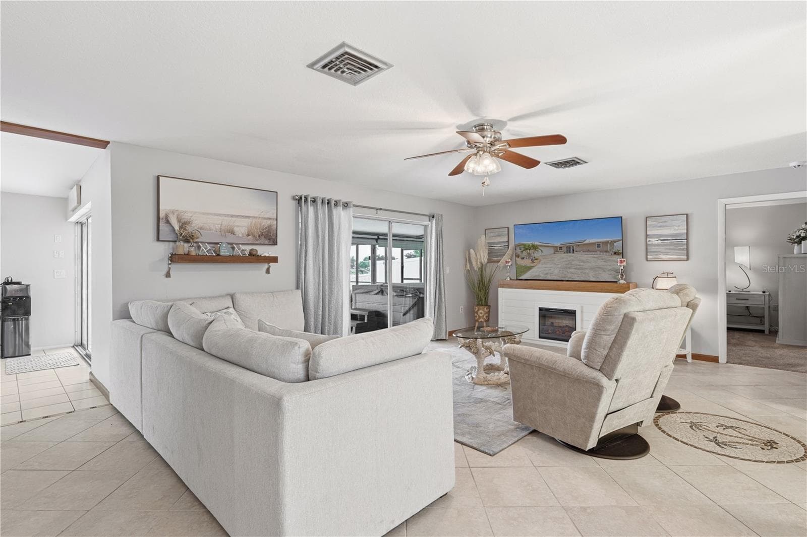 Turnkey Furnished Living Room - 2284 BROAD RANCH DR, PORT CHARLOTTE
