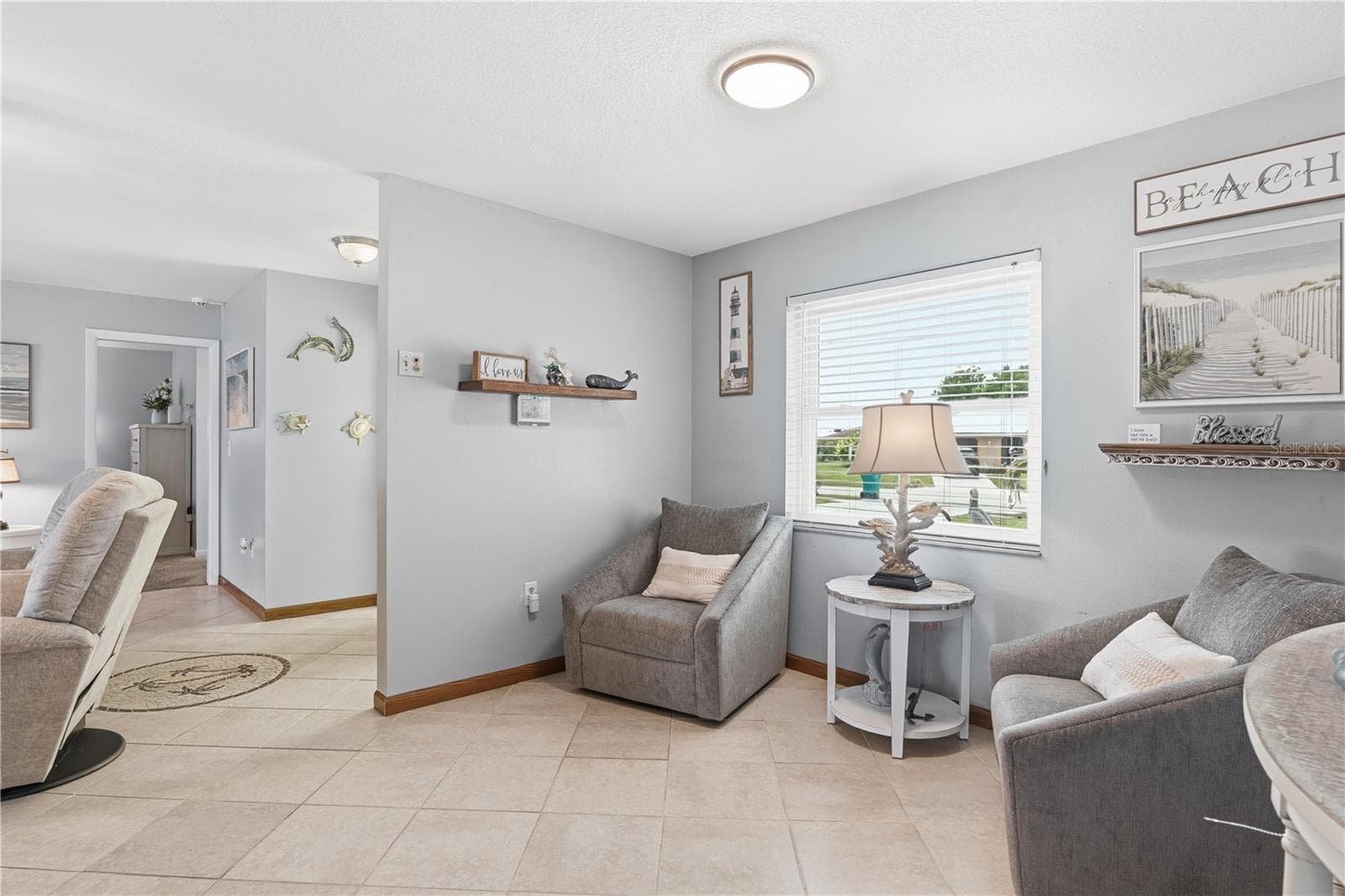 Bright Bonus Room with Coastal Decor and Natural Light - 2284 BROAD RANCH DR, PORT CHARLOTTE