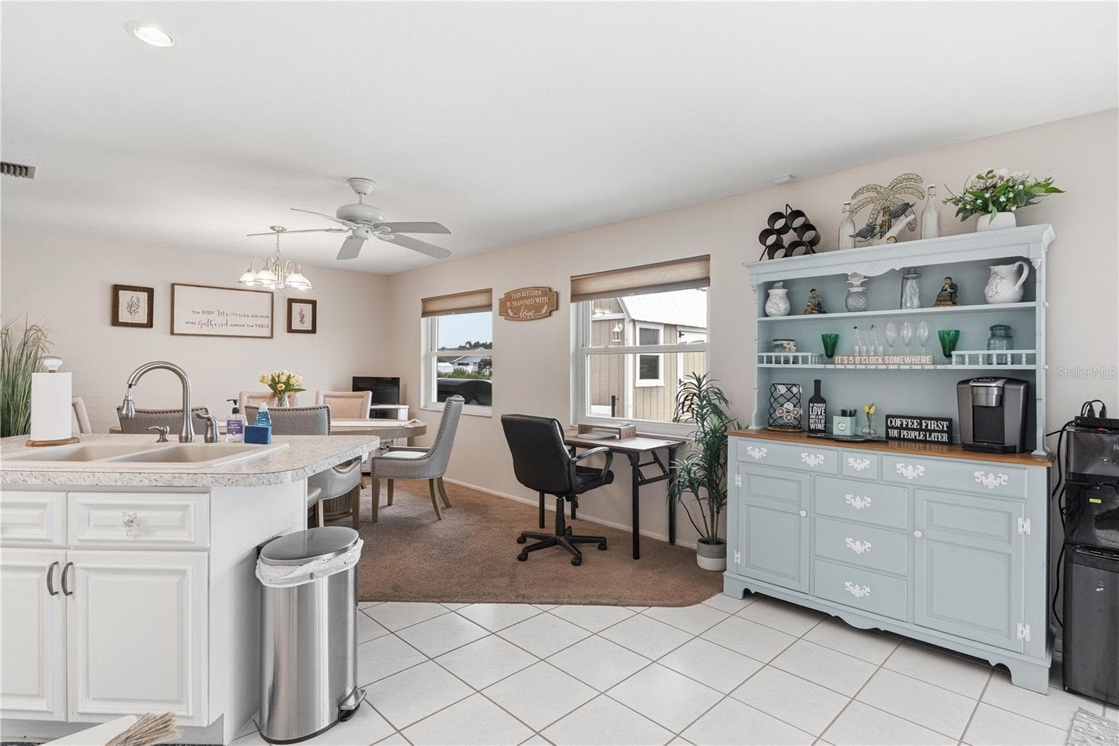 Flexible Dining and Office Area Just Off the Kitchen - 2284 BROAD RANCH DR, PORT CHARLOTTE