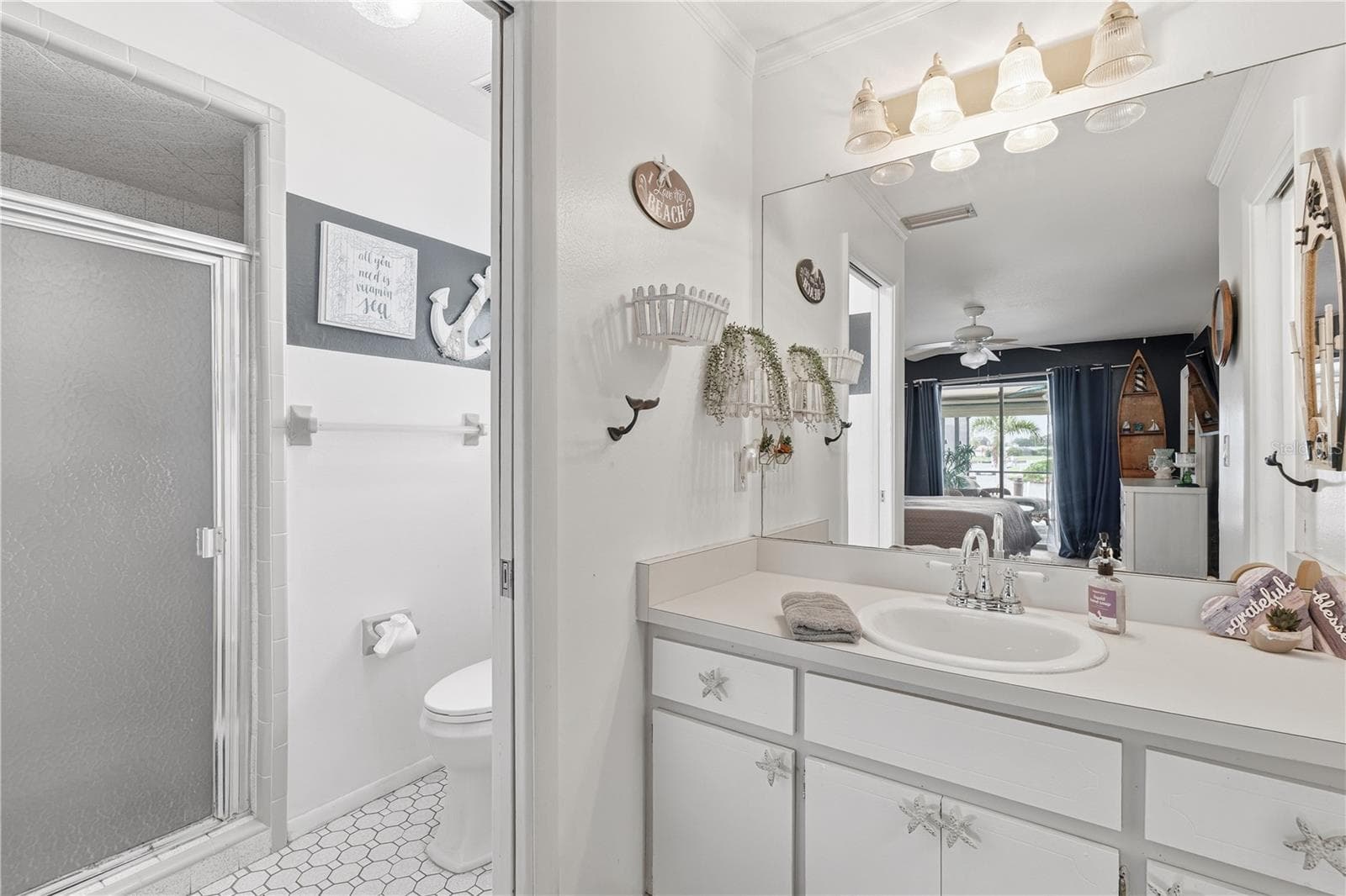 Primary Bathroom with Vanity Area and Walk-In Shower - 2284 BROAD RANCH DR, PORT CHARLOTTE