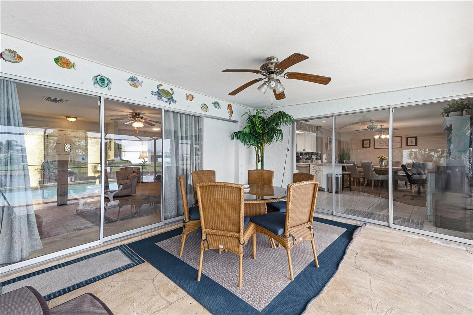 Patio Features Direct Access to Living or Dining Area - 2284 BROAD RANCH DR, PORT CHARLOTTE