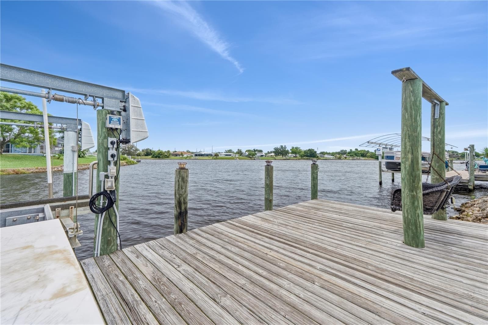Wide Water Canal Views from Private Dock - 2284 BROAD RANCH DR, PORT CHARLOTTE