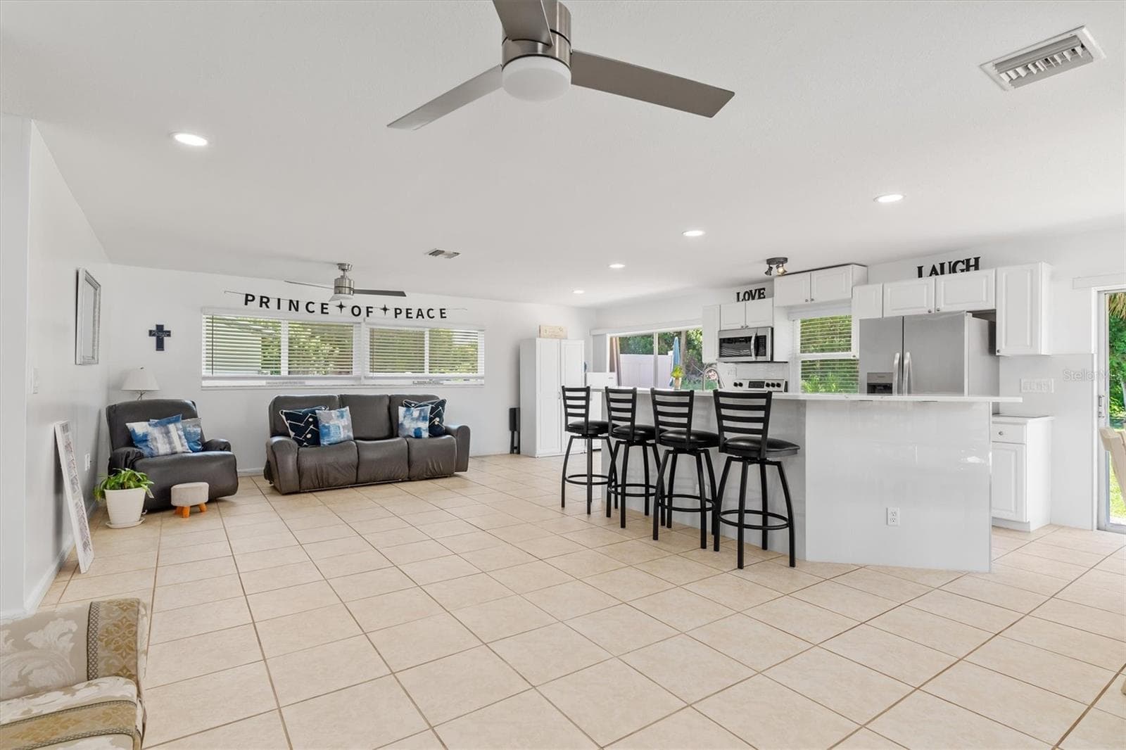 Open Kitchen/Dining/Living - 18579 ROBINSON AVE, PORT CHARLOTTE