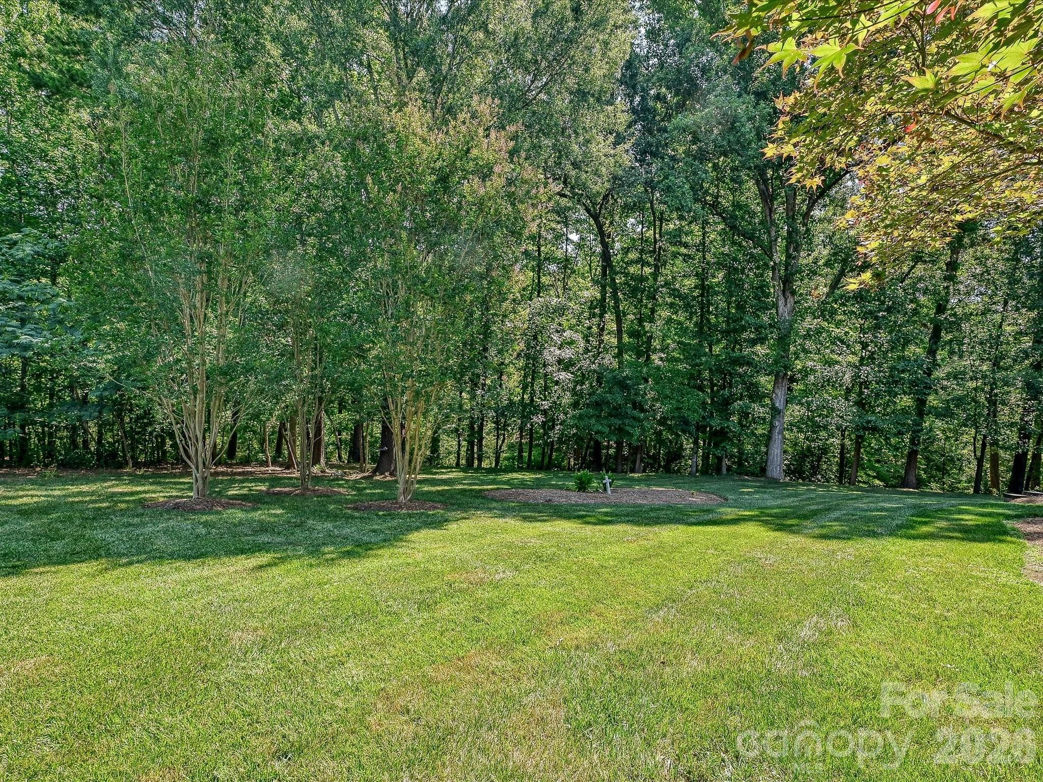 Private Backyard backing to mature trees - 2320 Brawinal Court, Monroe