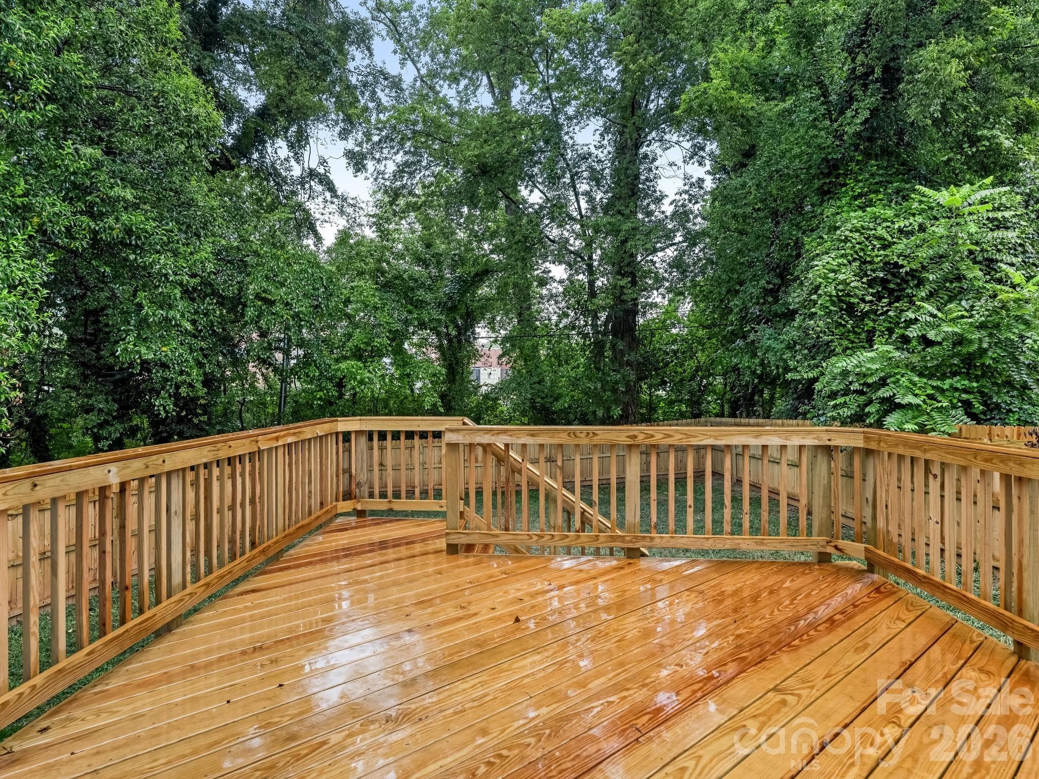 Rear Deck - 428 Woodvale Place, Charlotte