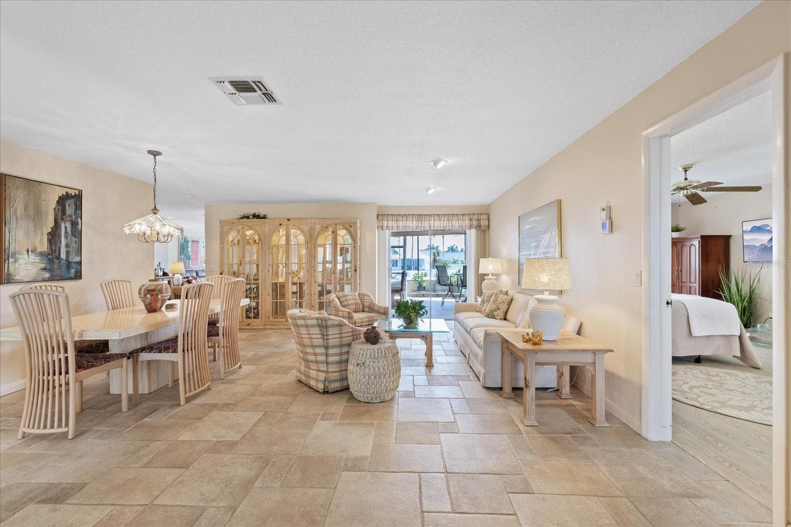Living room and dining - 3154 TRIDENT TER, NEW PORT RICHEY
