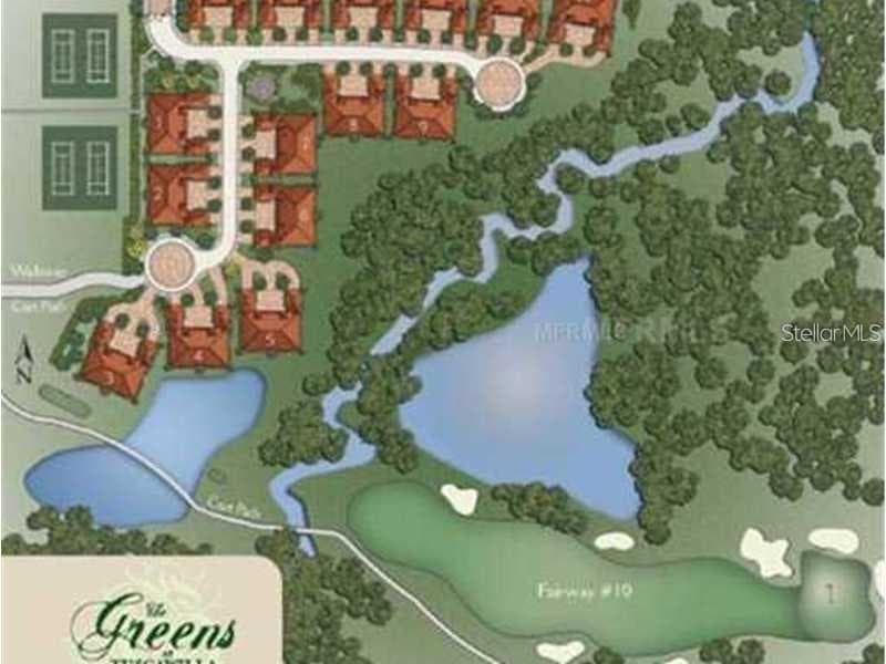GREENS SITE PLAN - 1541 CORKERY CT #1541, WINTER SPRINGS
