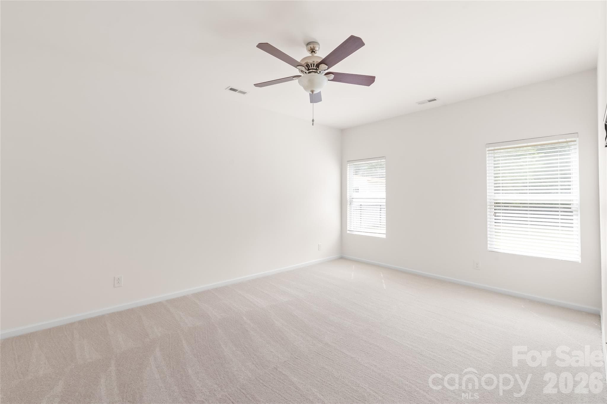 Large Primary bedroom. Fresh paint and carpet ready for your special touch! - 8411 Romana Red Lane, Charlotte