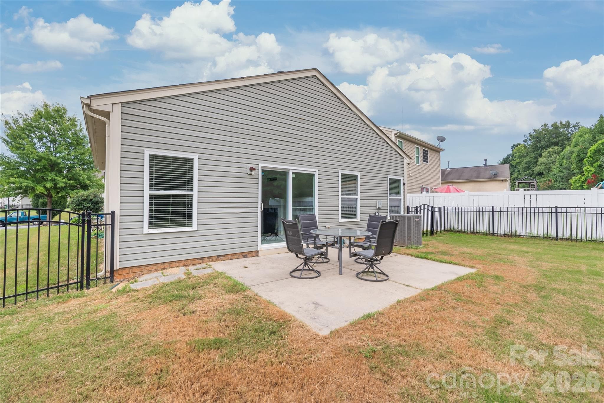 Patio ready for entertaining - 8411 Romana Red Lane, Charlotte