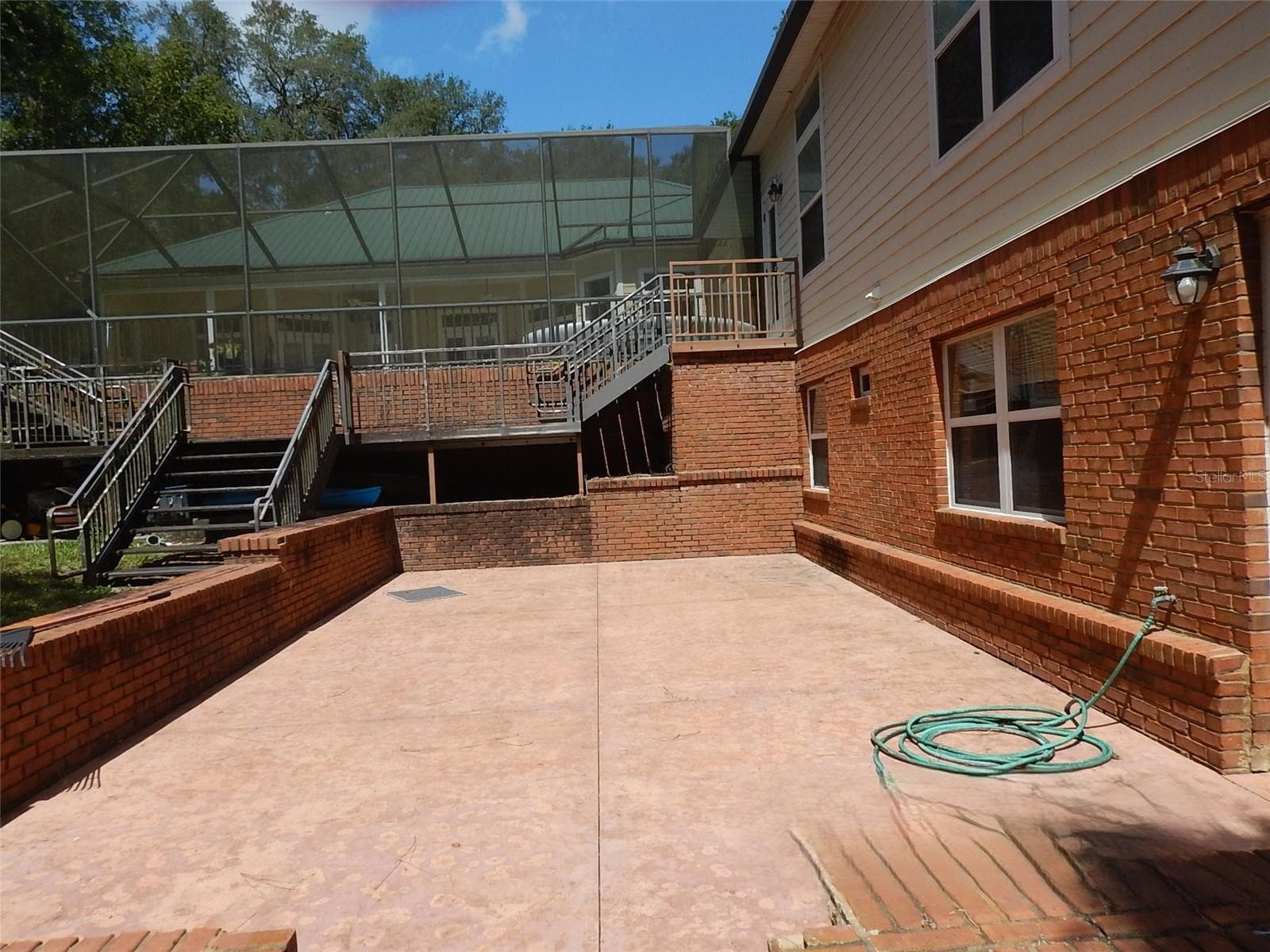 Patio outside In-Law-Suite - 8315 LILLY LAKE RD, MELROSE