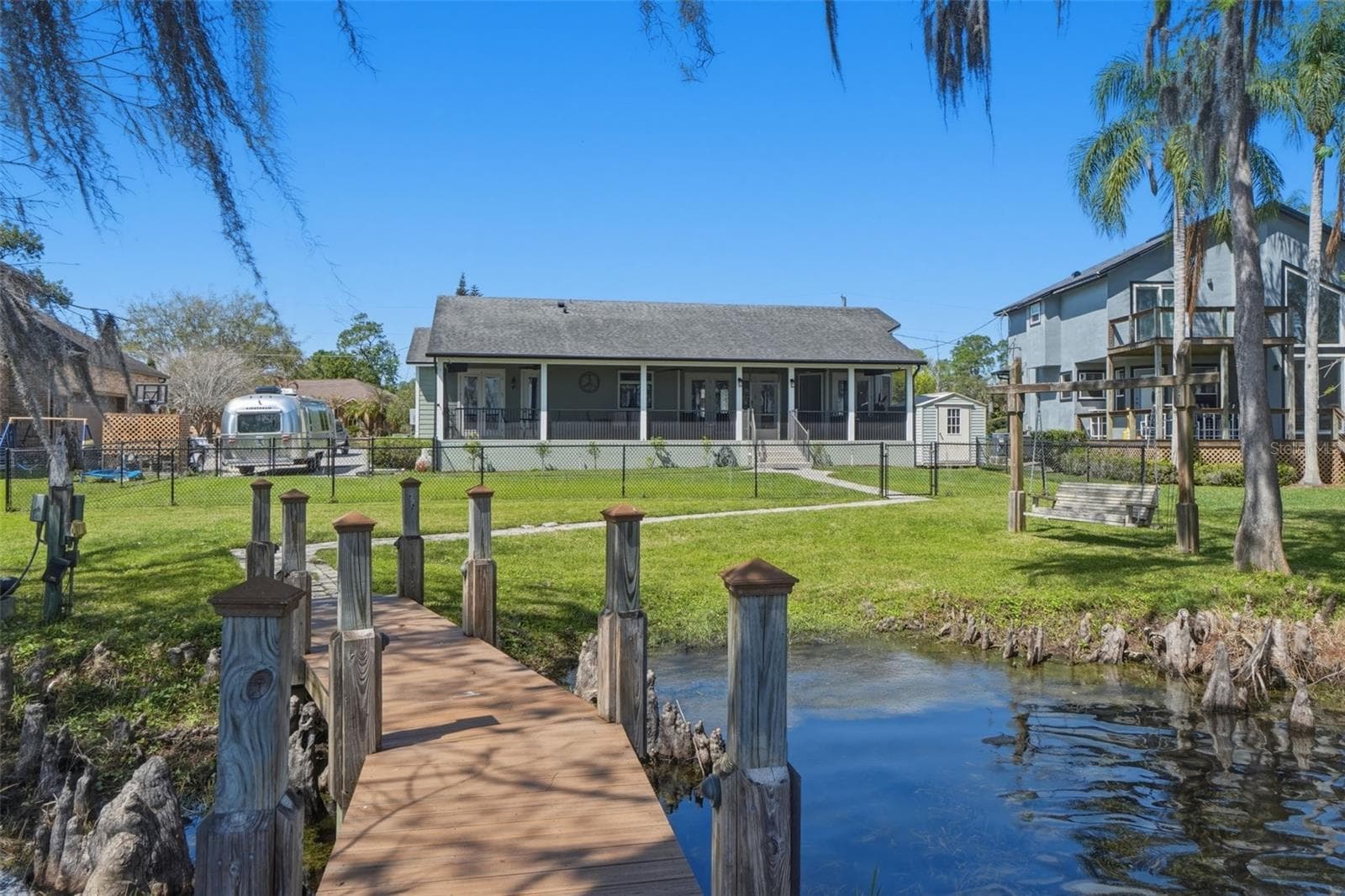 Views from boat dock - 834 MILLSHORE DR, CHULUOTA