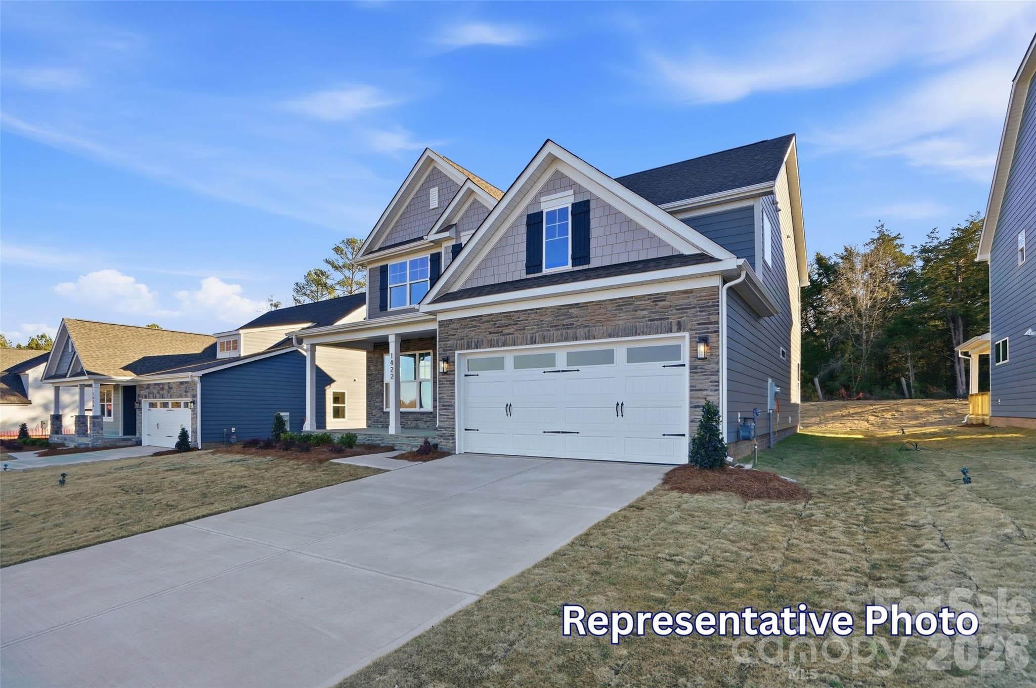 Homesite 75 features a Cypress E floorplan - 1067 Tradition Club Street, York