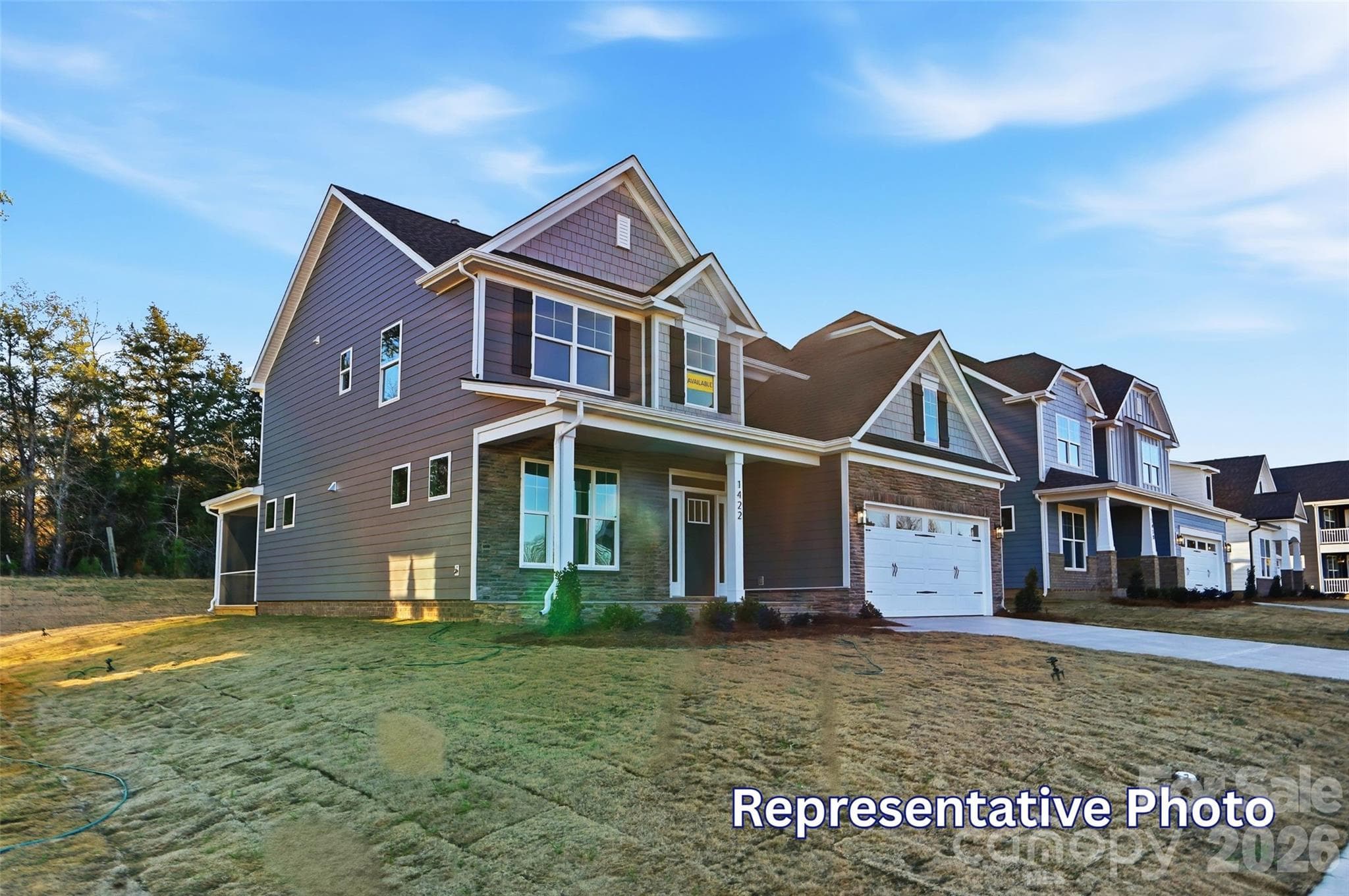 Homesite 75 features a Cypress E floorplan - 1067 Tradition Club Street, York