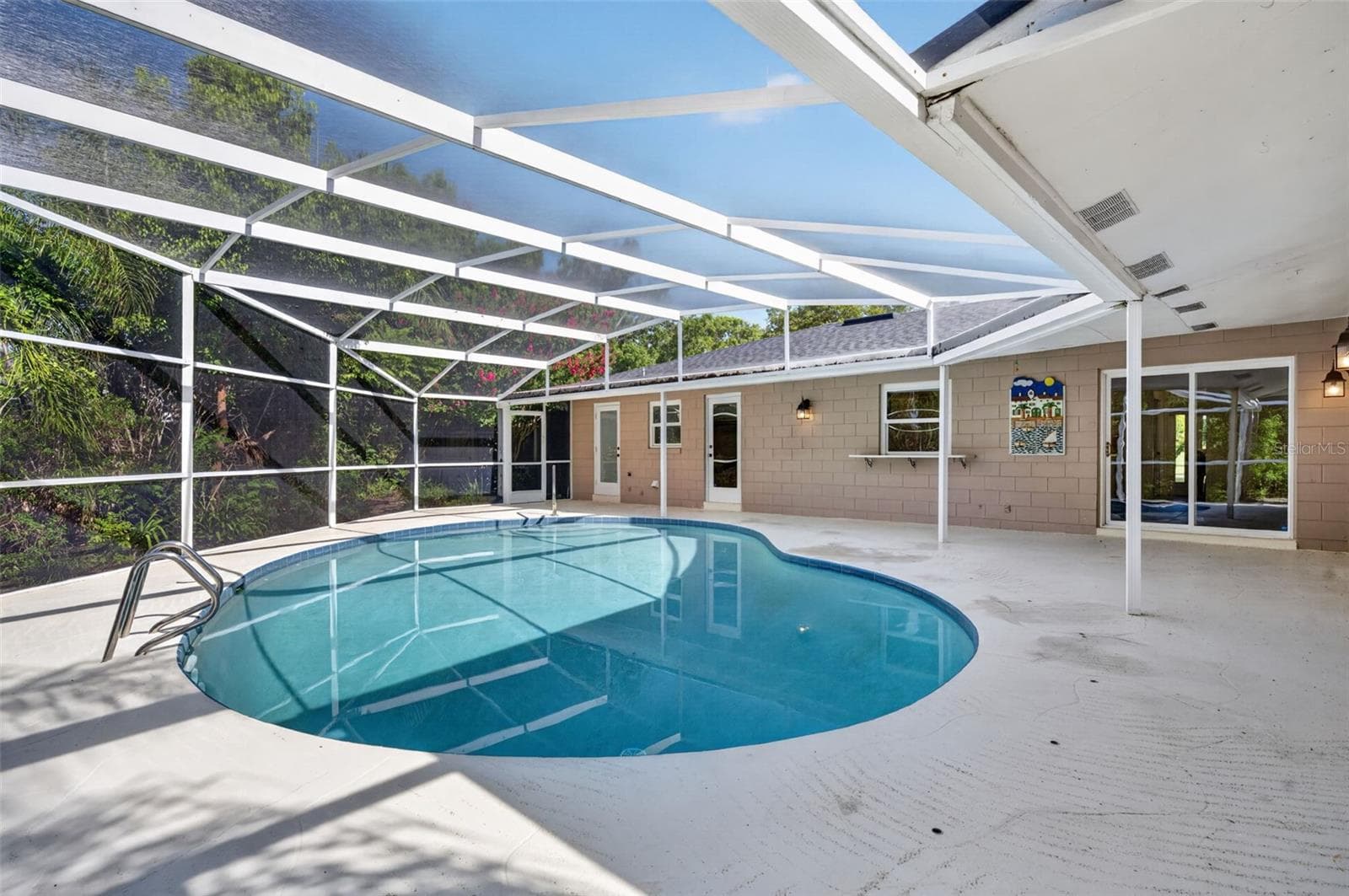 Three access doors to pool area - 2051 DYAN WAY, MAITLAND