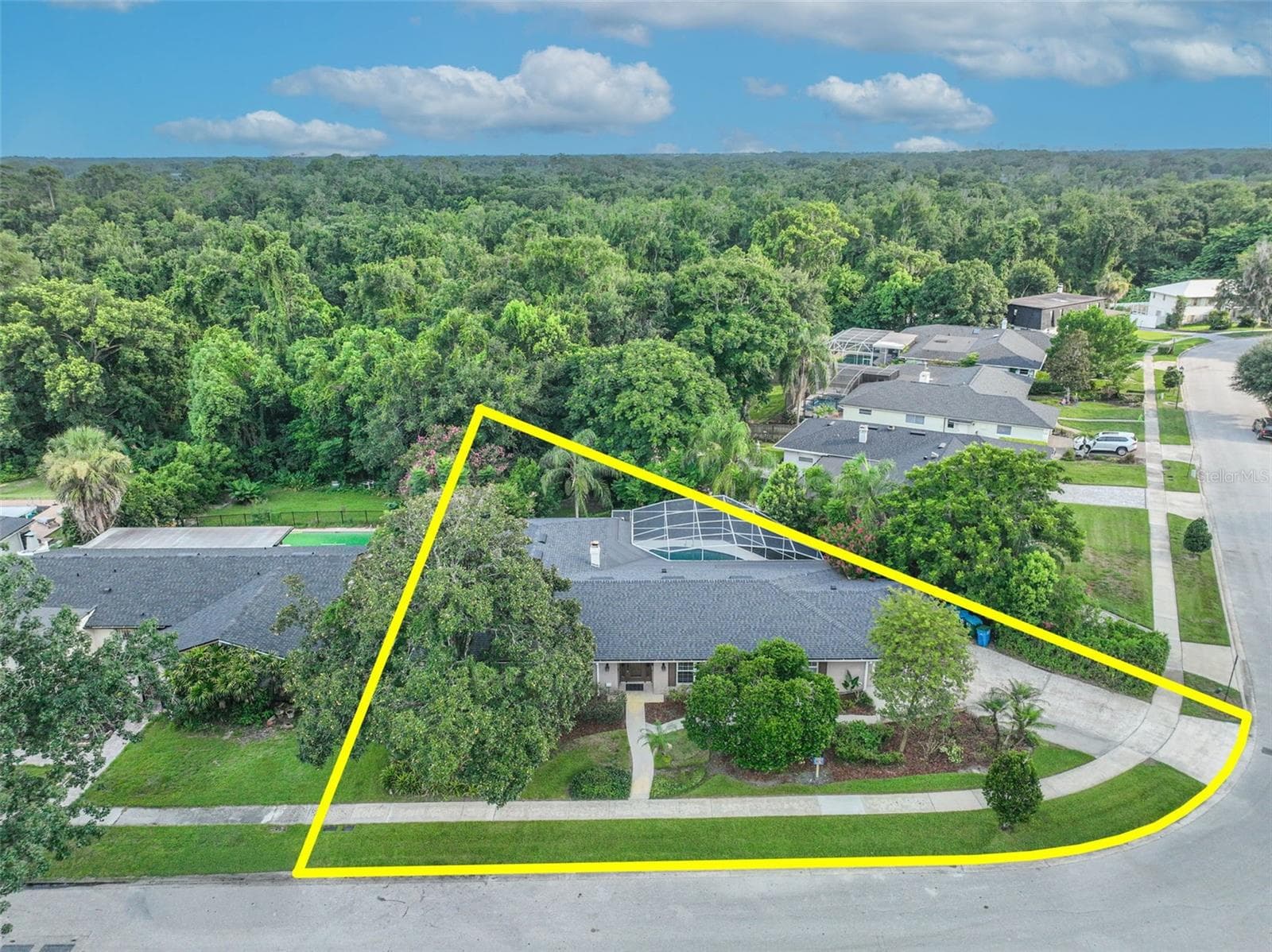 Drone view - corner lot - 2051 DYAN WAY, MAITLAND