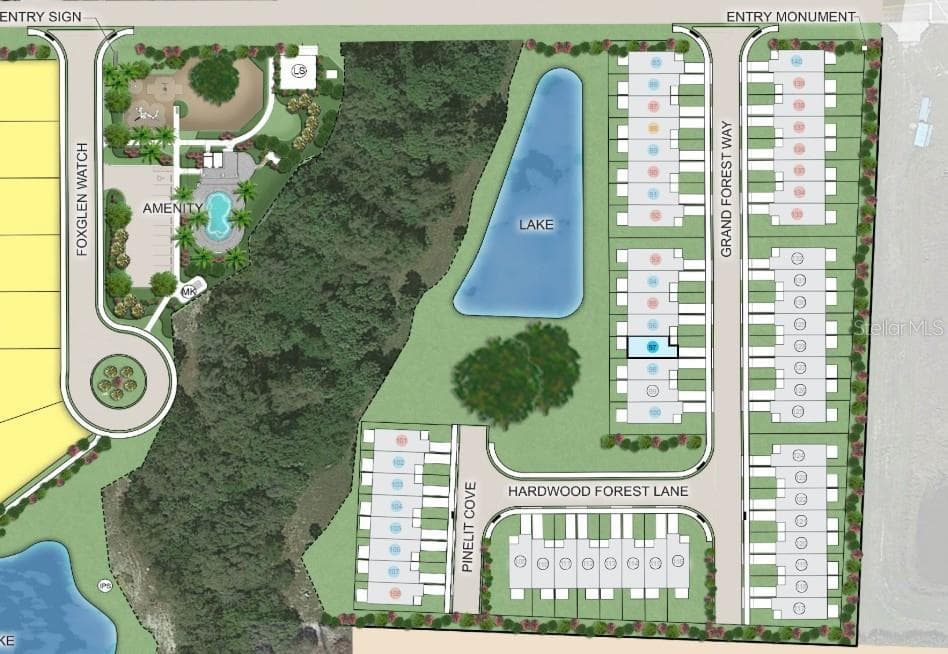 7199 Grand Forest Way Site Map - 7199 GRAND FOREST WAY, NOKOMIS