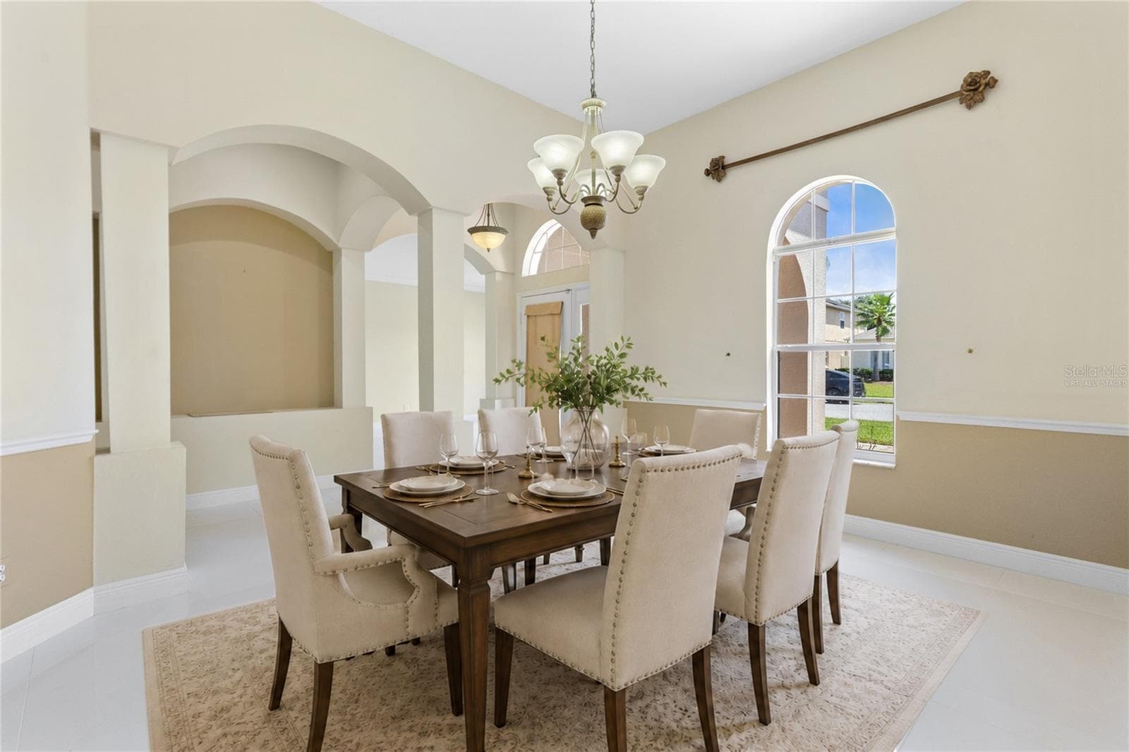 Virtually Staged Image. Formal Dining. - 856 TIMBER ISLE DR, ORLANDO