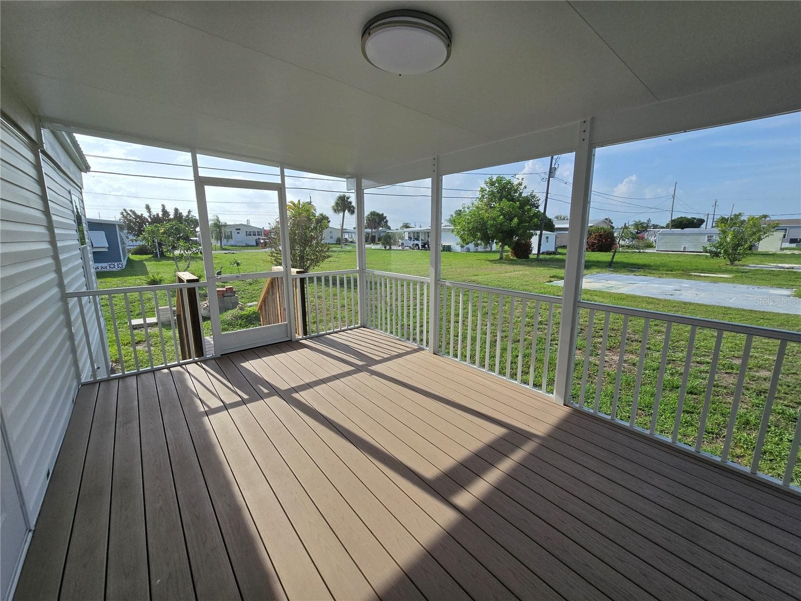 lanai covered and screened in - 1359 IBIS DR, ENGLEWOOD