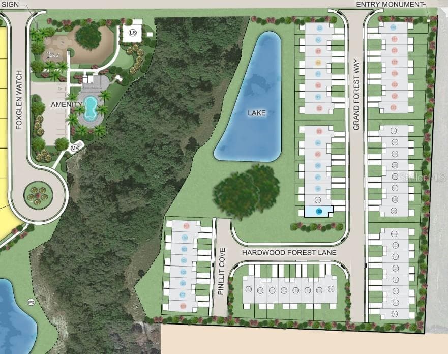 7211 Grand Forest Way Site Map - 7211 GRAND FOREST WAY, NOKOMIS