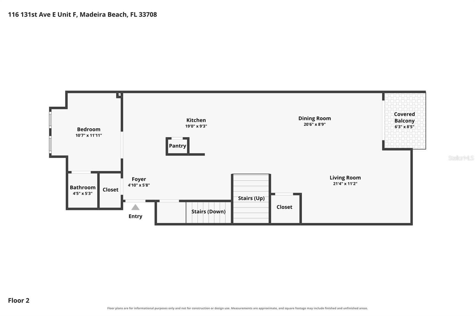 Sketch 1 - 116 131ST AVE E #F, MADEIRA BEACH