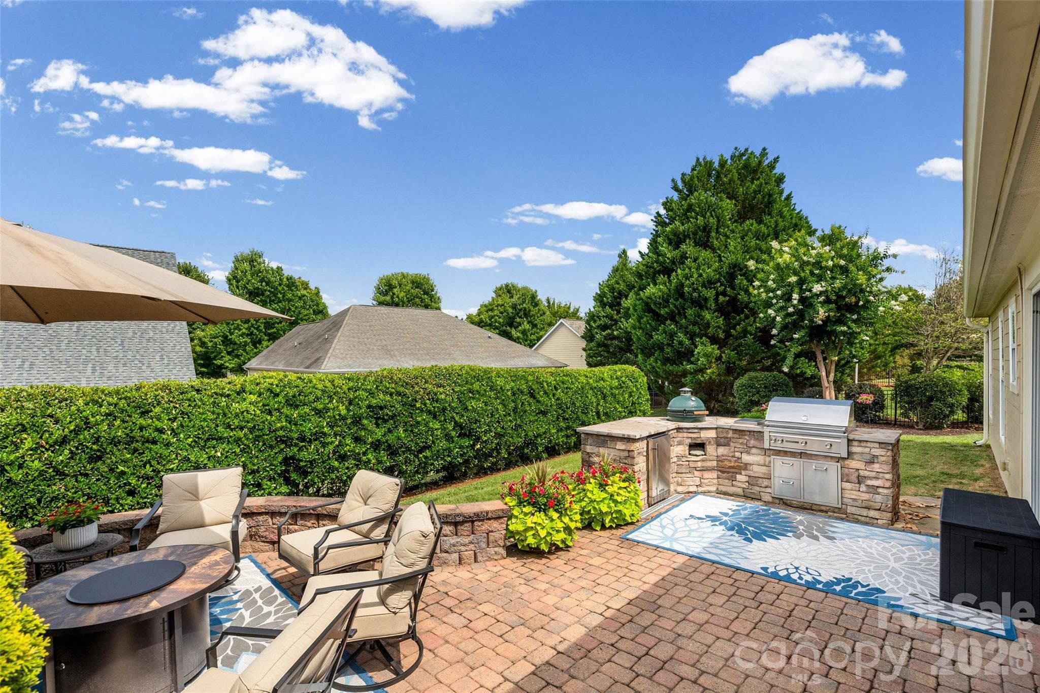 Meticulously manicured landscaping. - 8621 Sequoia Grove Lane, Charlotte