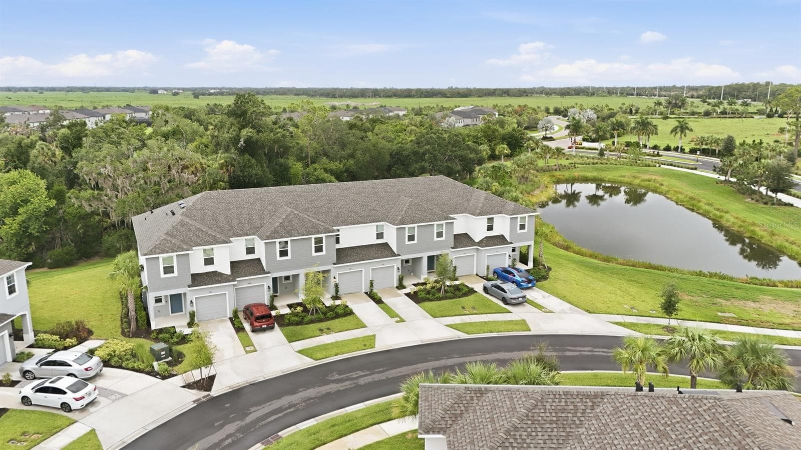 Overhead View of Front - 8417 LUNAR SKYE ST, SARASOTA