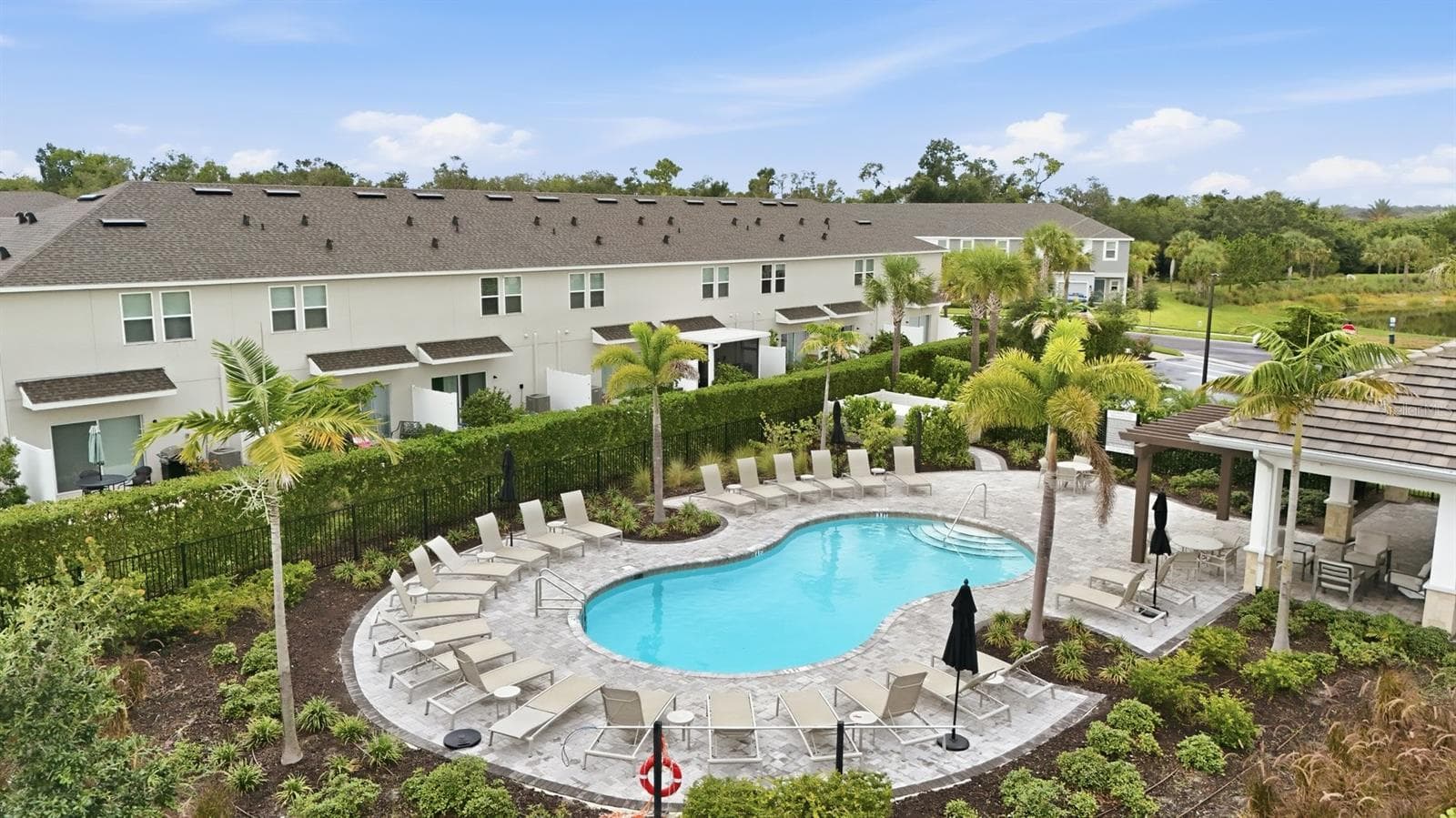 Community Pool next to unit - 8417 LUNAR SKYE ST, SARASOTA