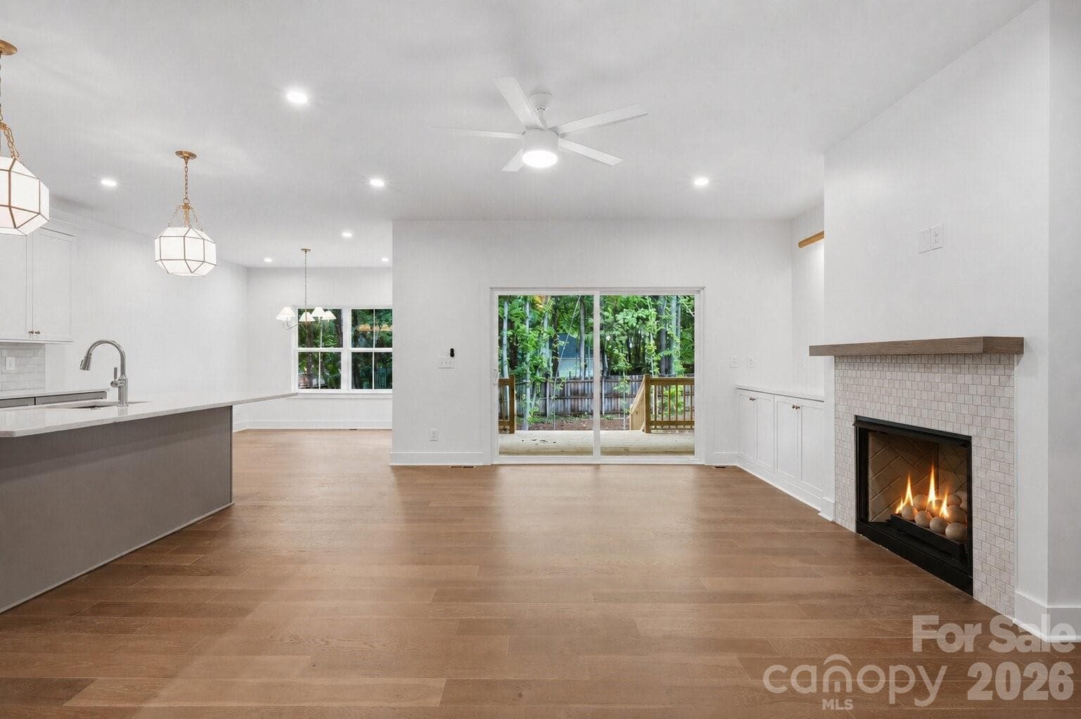 Living room. - 2311 Chateau Court, Matthews