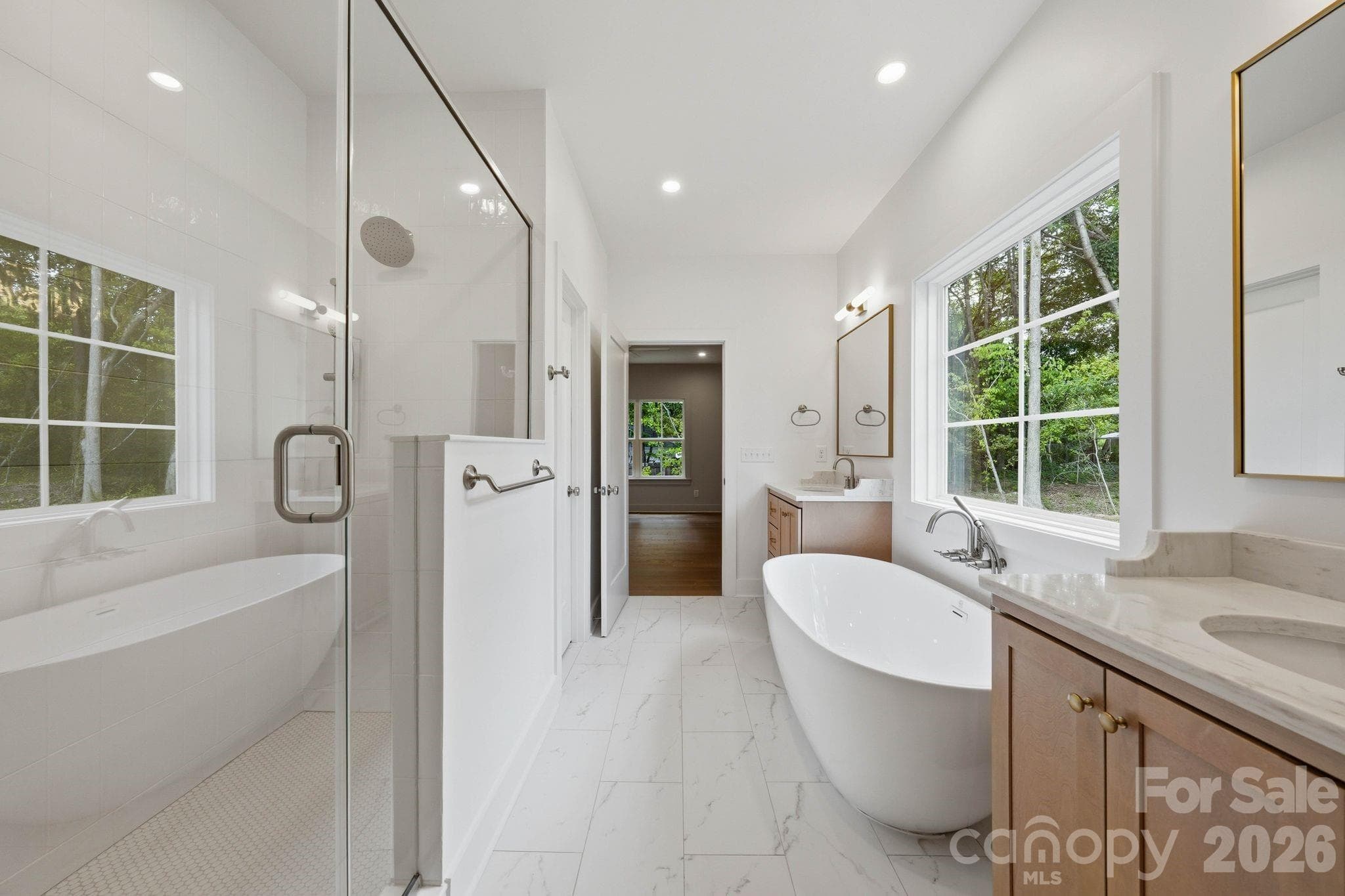 Primary bathroom. - 2311 Chateau Court, Matthews