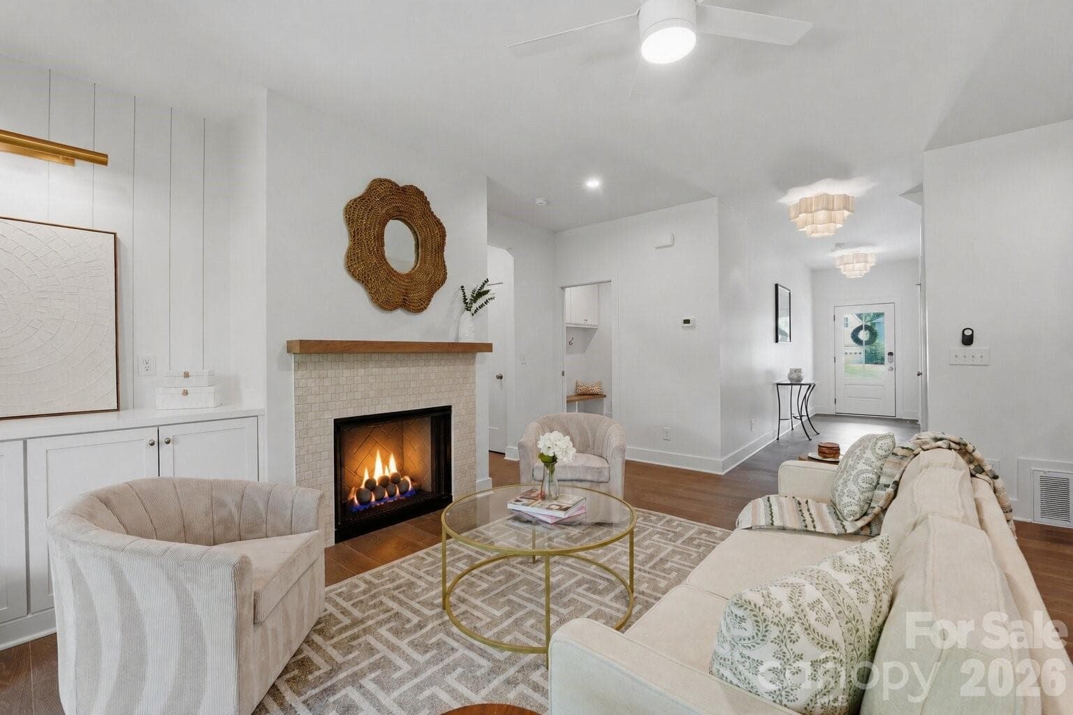 Living room. - 2315 Chateau Court, Matthews