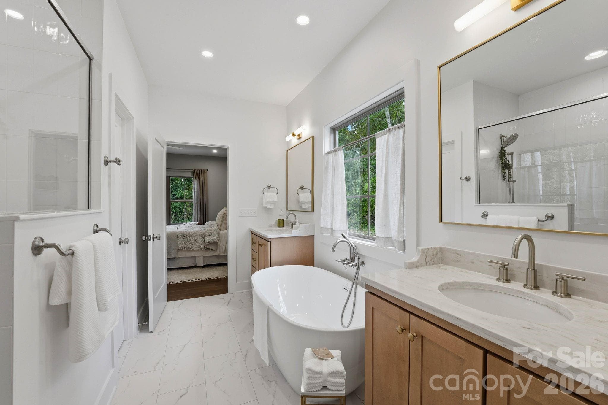 Primary bathroom. - 2315 Chateau Court, Matthews