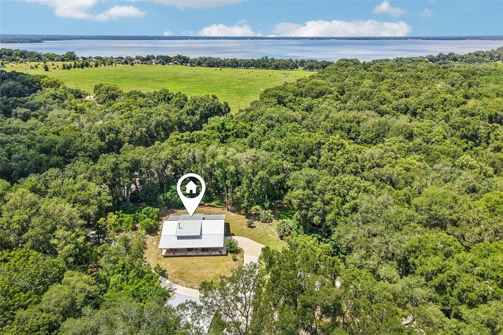 Ariel Proximity to Lake Weir - 16161 SE 137TH CT, WEIRSDALE