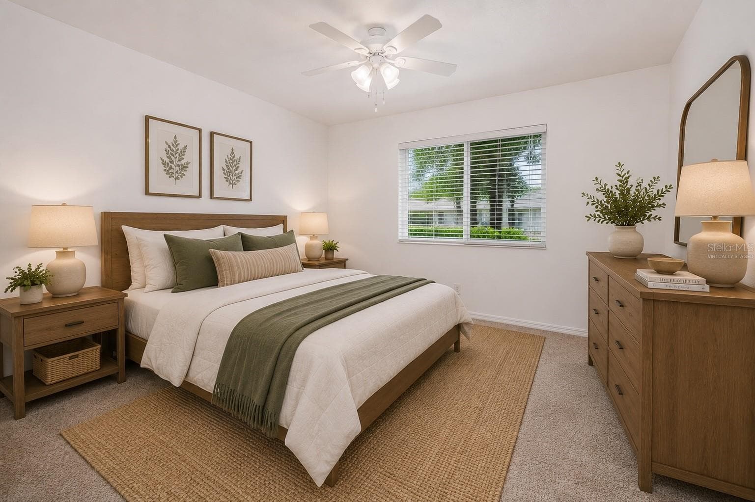Virtually Staged - Primary Bedroom - 6464 107TH TER N, PINELLAS PARK