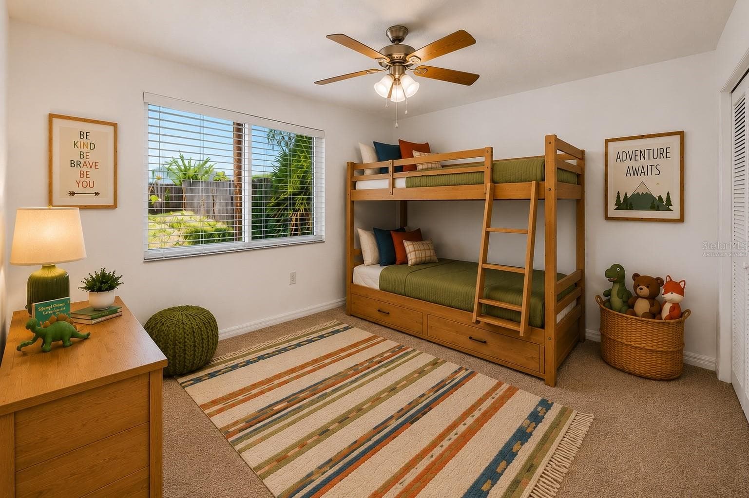 Virtually Staged - 2nd Bedroom - 6464 107TH TER N, PINELLAS PARK