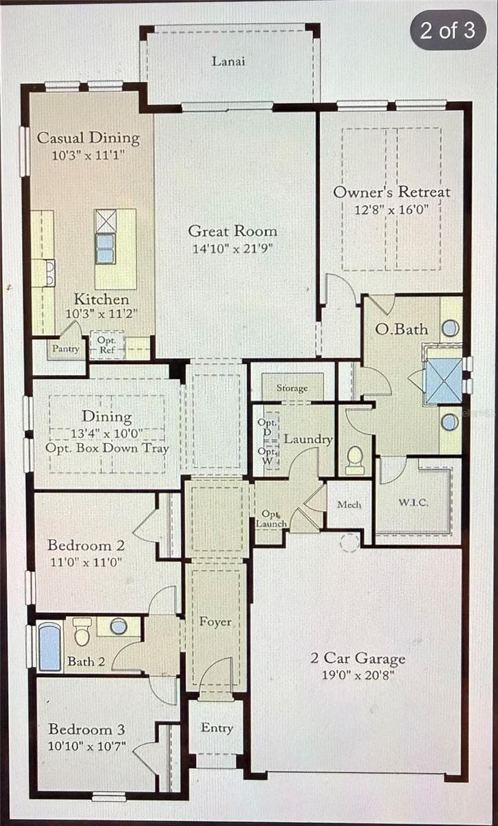 CalAtlantic Homes Floor Plans Hampshire - 1824 ARDEN OAKS DR, OCOEE