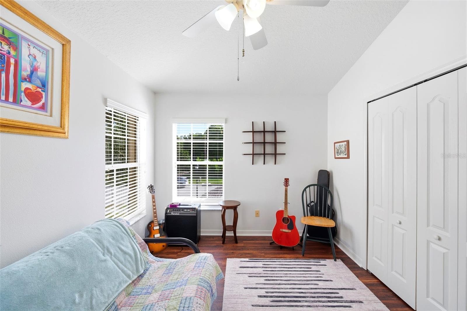 Bedroom used as music room. - 11507 BELLE HAVEN DR, NEW PORT RICHEY