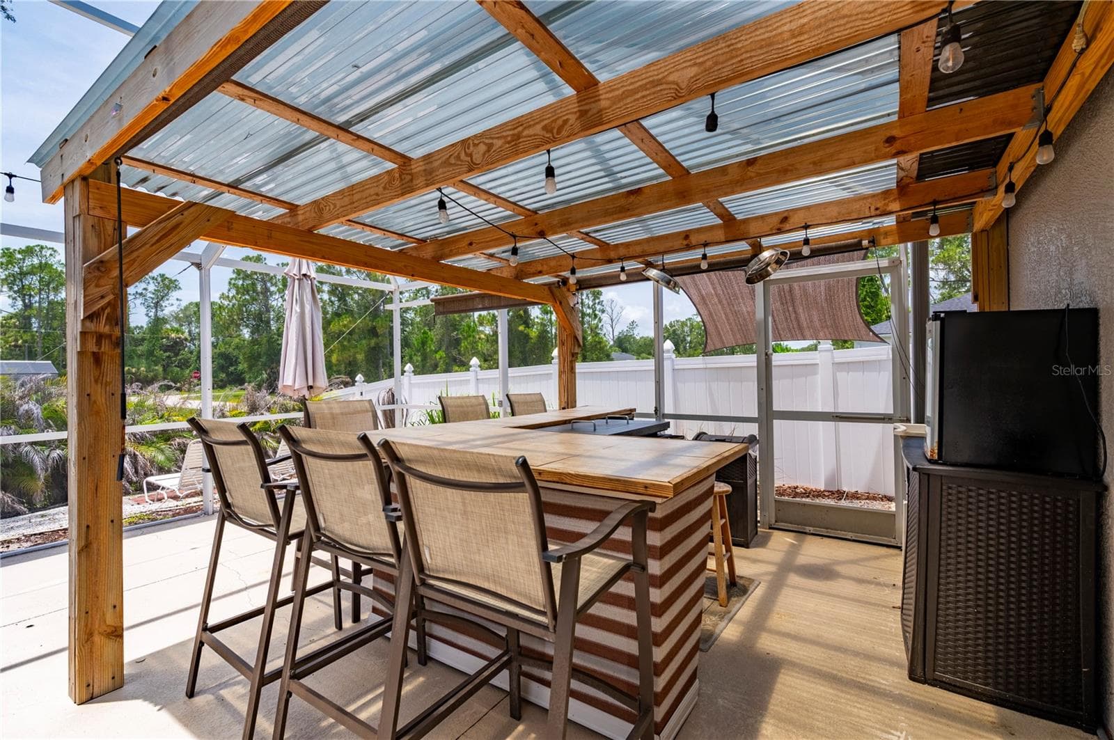 This is perfect for outdoor entertainment. - 5615 MOJAVE AVE, NORTH PORT