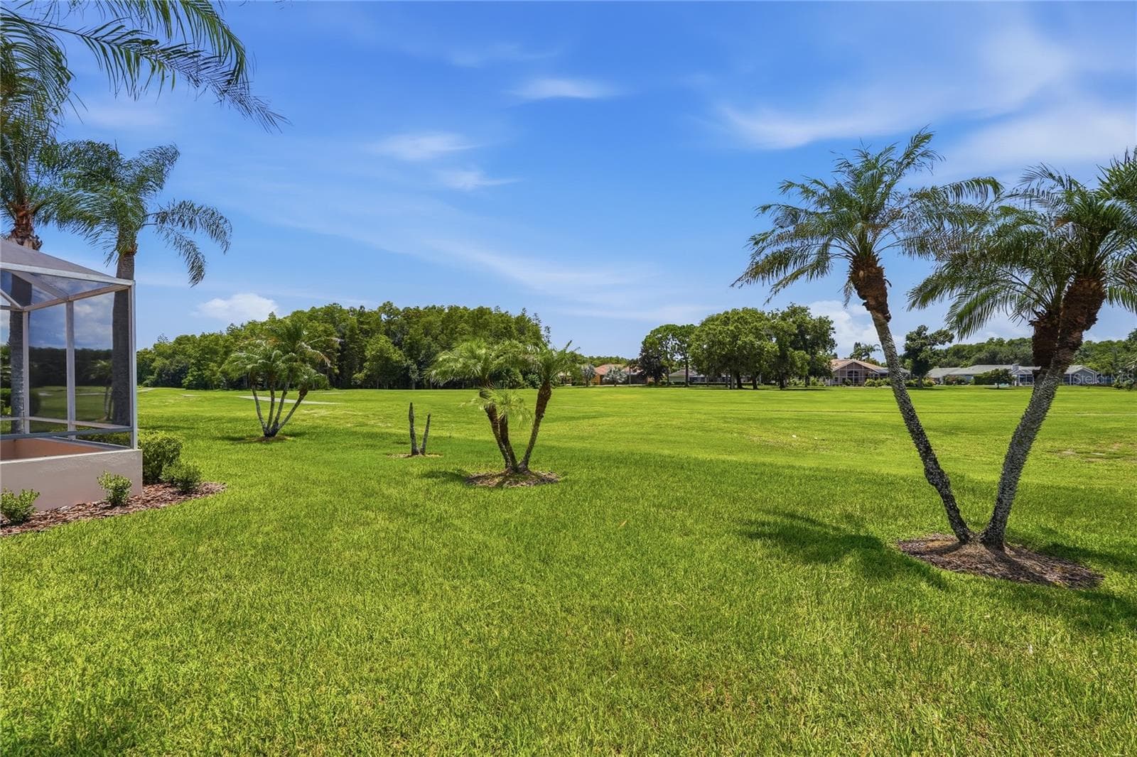 Back Yard Golf Course View - 1063 DARTFORD DR, TARPON SPRINGS