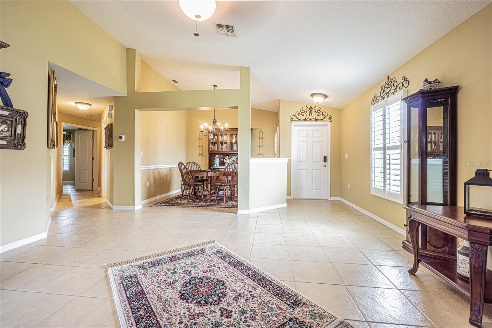 OPEN living/dining room with character in this 3/2 home - 29435 SNAP HOOK DR, SAN ANTONIO