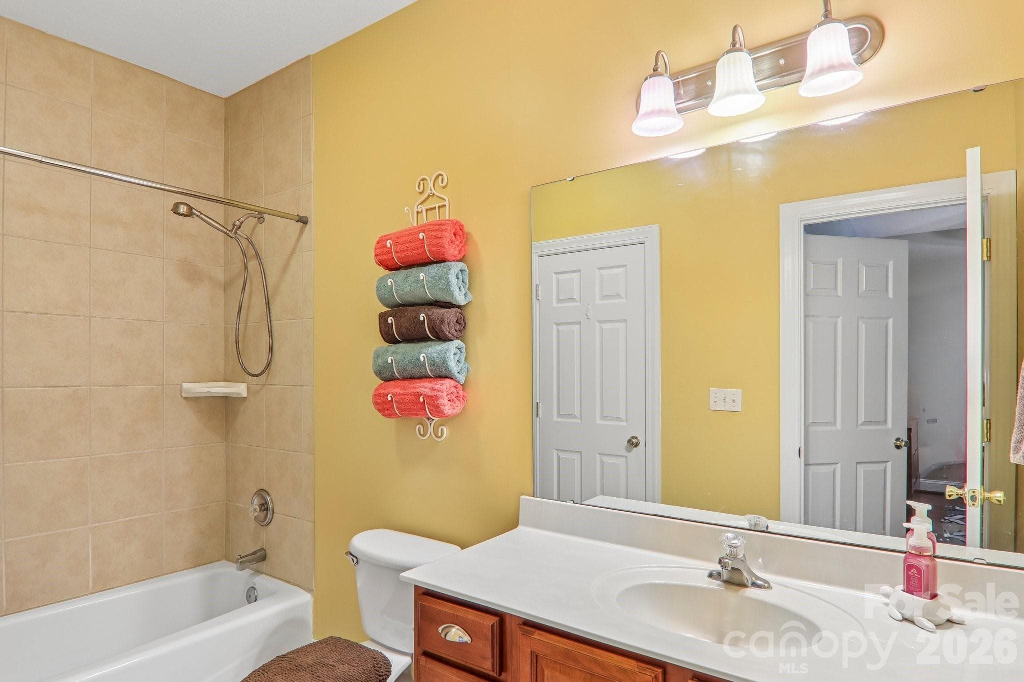 Bathroom with tub and shower - 3311 Sandy Drive, Hendersonville