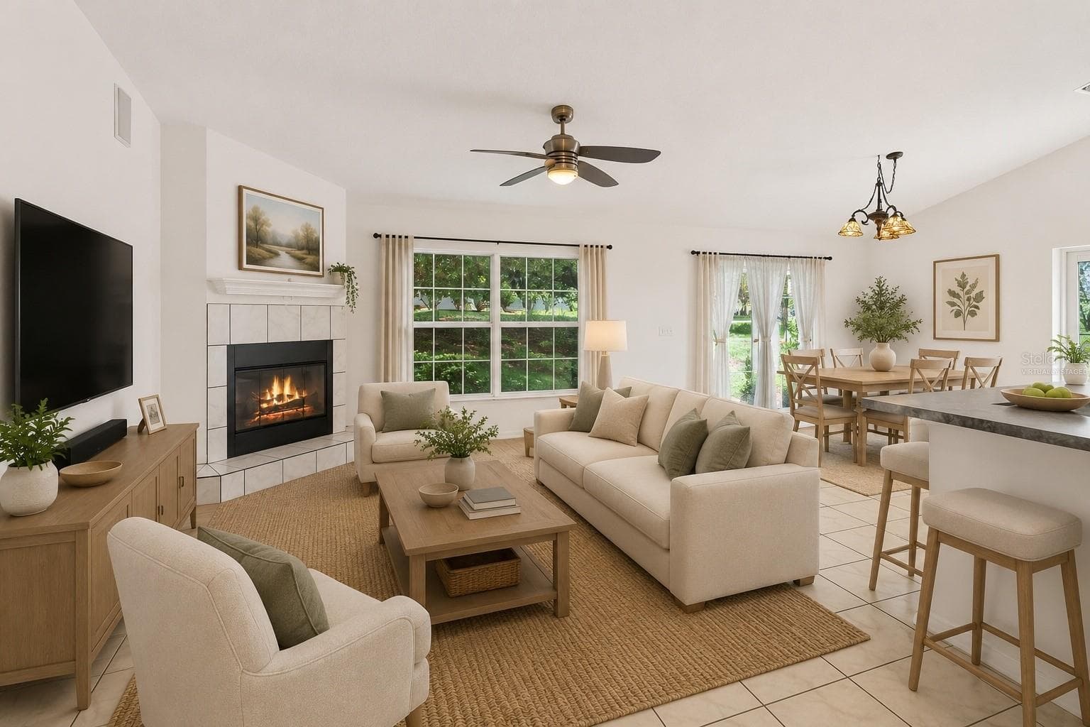 Virtually Staged - 4450 TREASURE CAY RD, TAVARES
