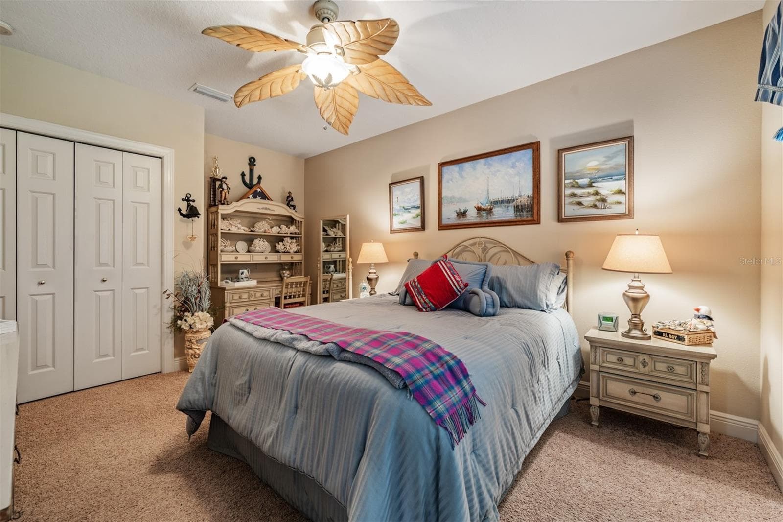 Back rear bedroom with bath ensuite overlooks backyard - 34115 AMERICANA AVE, DADE CITY