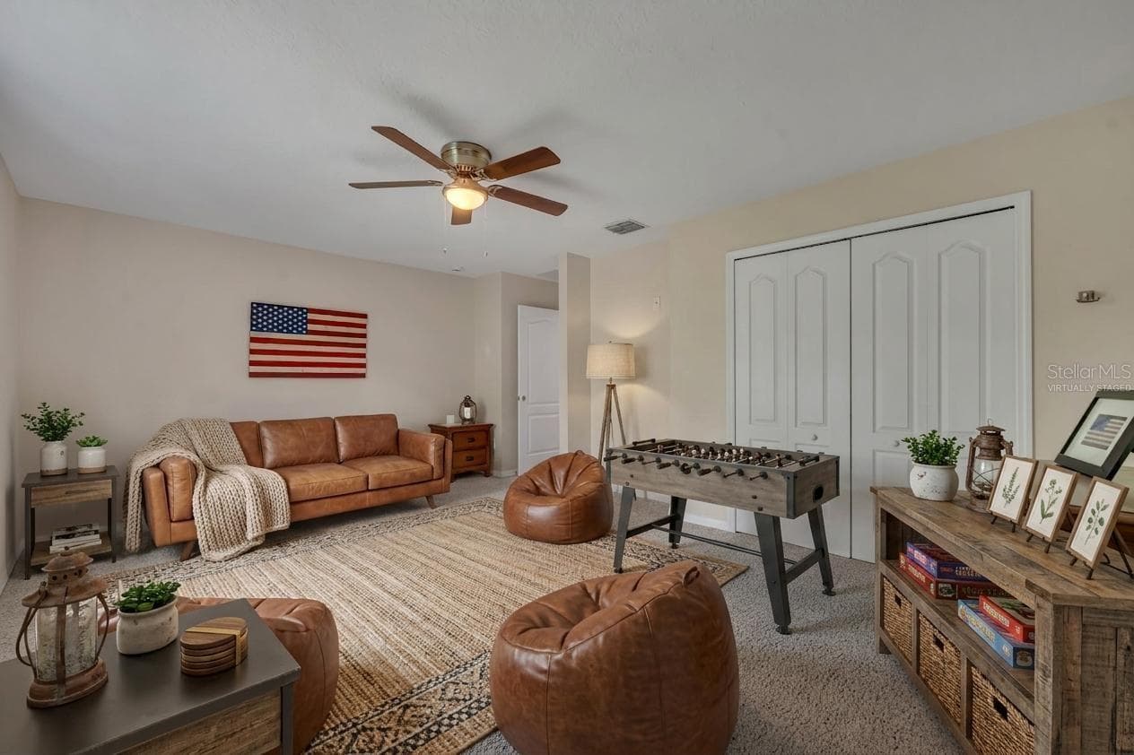 2nd Floor Large Bedroom used as a Game Room--virtually staged - 1502 ASHDOWN CT, SANFORD