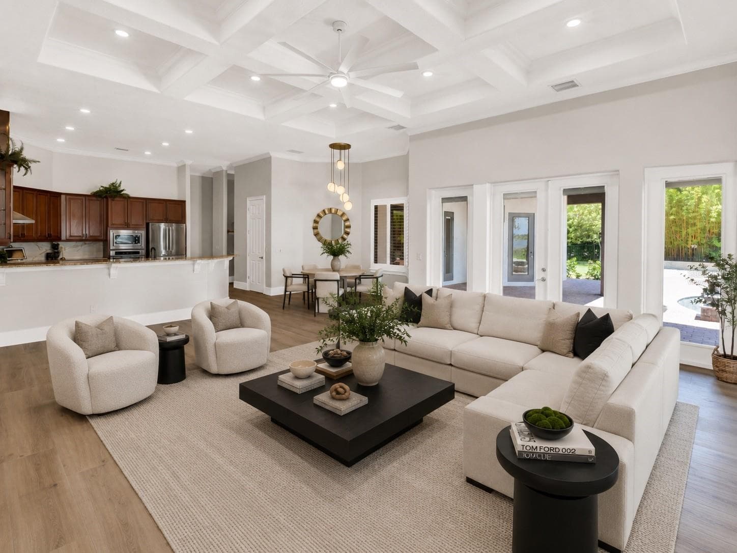 Virtually staged: Family room. - 7720 FICQUETTE RD, WINDERMERE