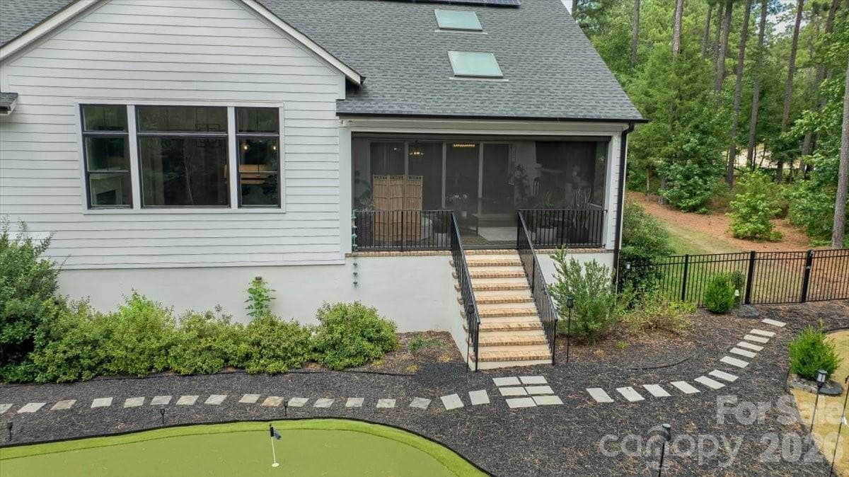 Backyard - 6321 Chimney Bluff Road, Lancaster