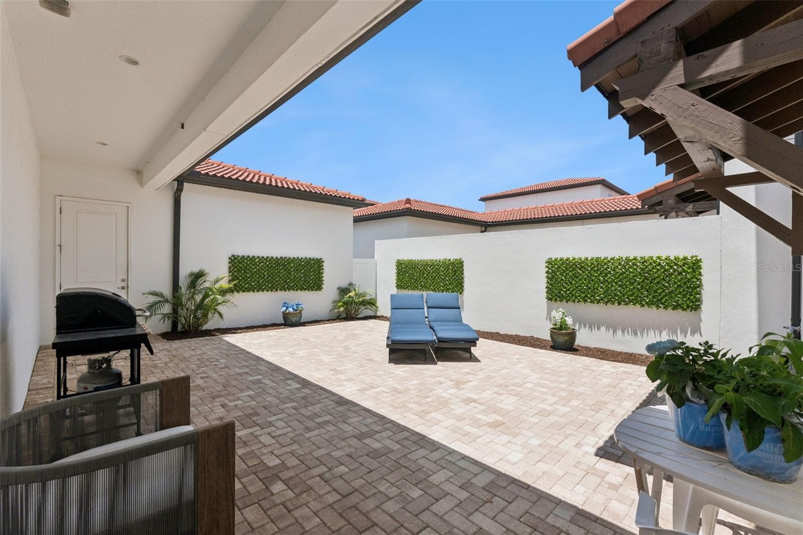 Patio view from dining area - 8932 BISMARCK PALM DR, WINTER GARDEN