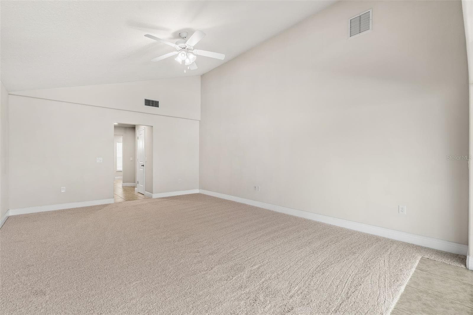 primary bedroom new carpet - 3897 PROVINCE DR, MELBOURNE
