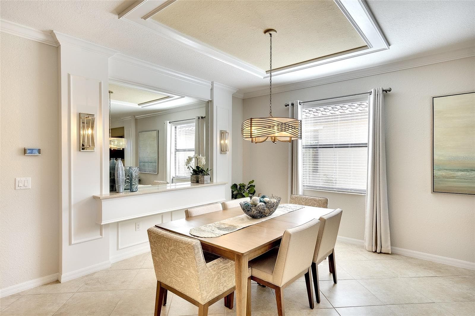Dining Area with Thoughtful Upgraded Design - 7130 QUIET CREEK DR, BRADENTON