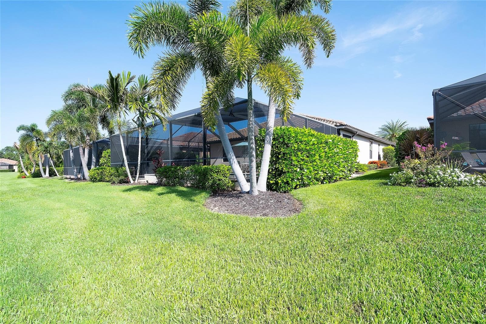Exterior View of Home from Backyard - 7130 QUIET CREEK DR, BRADENTON